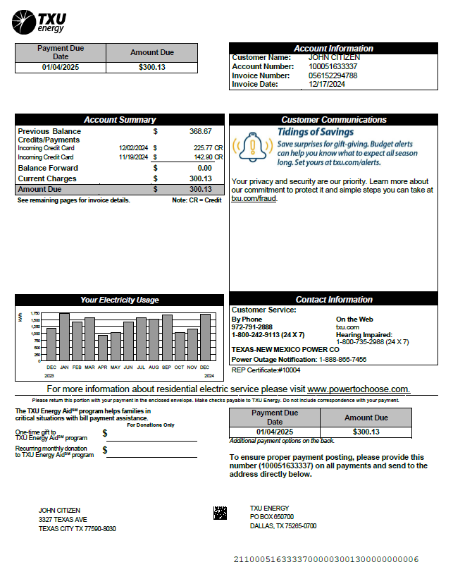  Minol USA business utility bill 